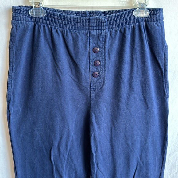 New Moves navy pull-up lounge pants, size XL - Picture 2 of 8